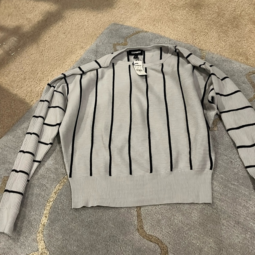 Express stripes sweater